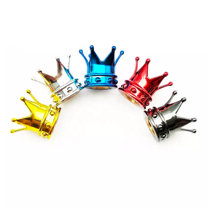 Tapones de válvula de neumático para ruedas de coche de plata de 4 piezas para coches y motocicletas