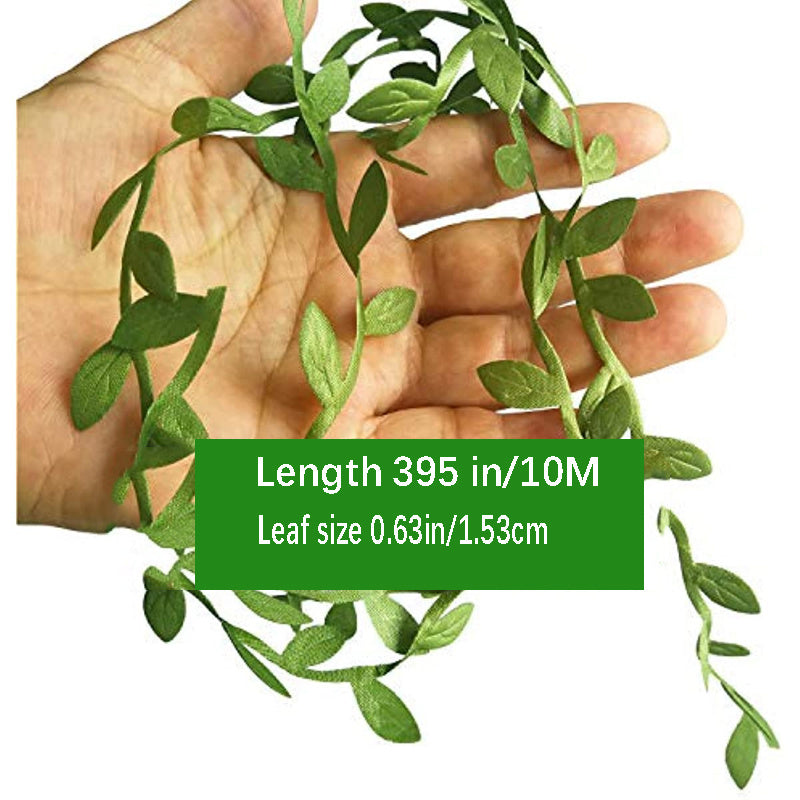 Enredadera artificial verde de 10m para decoraciones y regalos en fiestas en casa