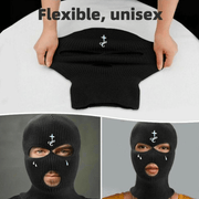Winter Balaclava Ski Mask with Full Face Coverage and Knit Beanie