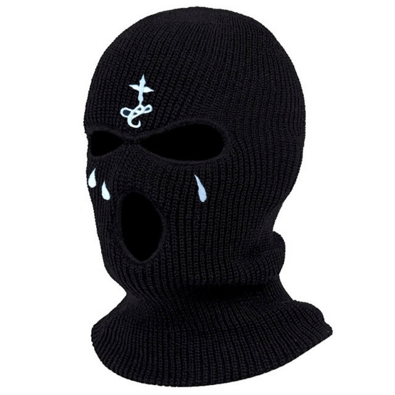 Winter Balaclava Ski Mask with Full Face Coverage and Knit Beanie