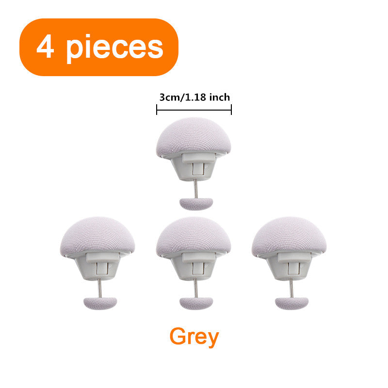 4/8/16 Pieces Mushroom Quilt Holder Duvet Cover Clips Non-slip Blanket Fastener Bed Sheet Clips