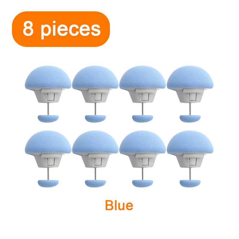 4/8/16 Pieces Mushroom Quilt Holder Duvet Cover Clips Non-slip Blanket Fastener Bed Sheet Clips