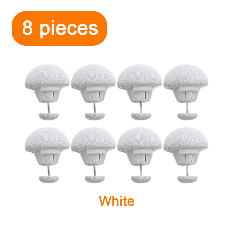 4/8/16 Pieces Mushroom Quilt Holder Duvet Cover Clips Non-slip Blanket Fastener Bed Sheet Clips