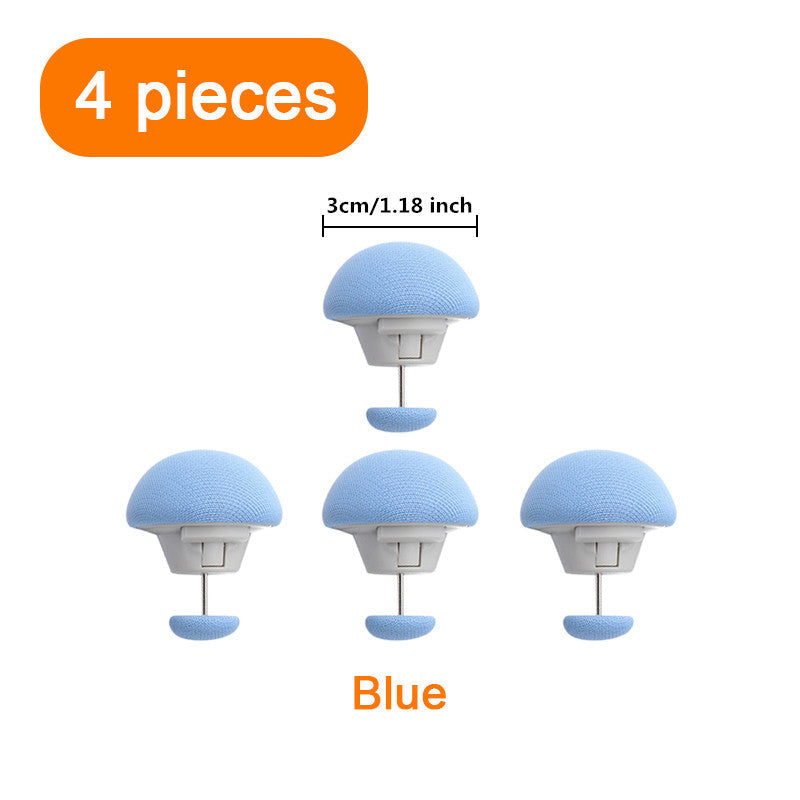 4/8/16 Pieces Mushroom Quilt Holder Duvet Cover Clips Non-slip Blanket Fastener Bed Sheet Clips