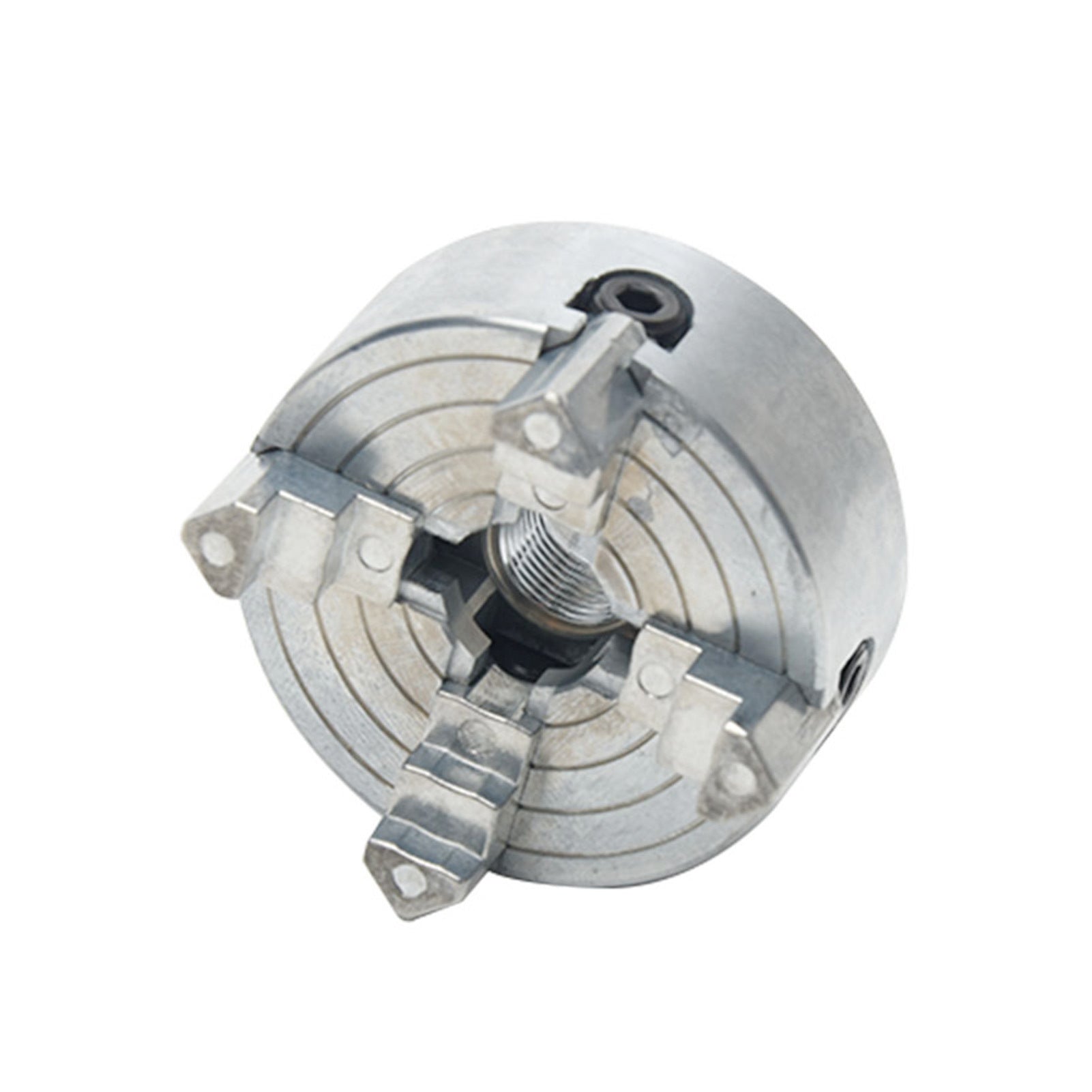Mini Lathe Chuck Set with 3 and 4 Jaw Self-Centering Woodworking Tool Durable Zinc Alloy