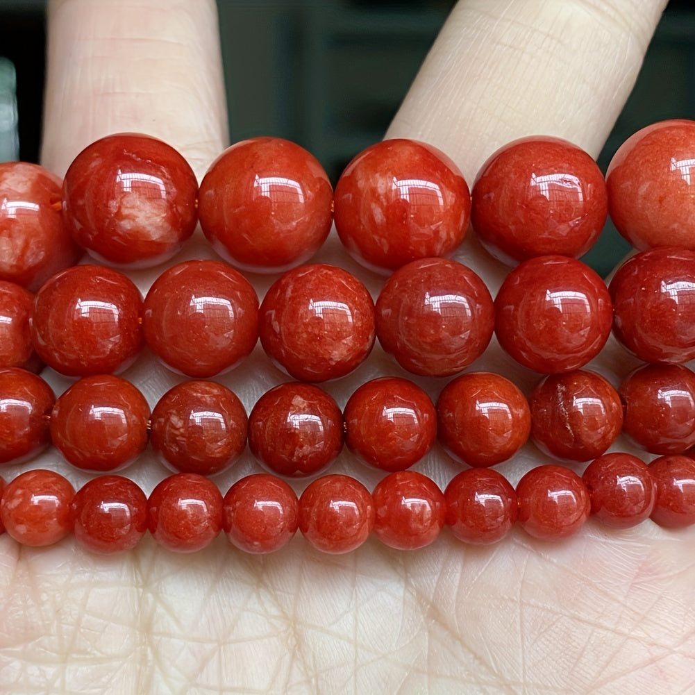 Red Coral Stone Beads 6mm 8mm 10mm 12mm for Jewelry Making