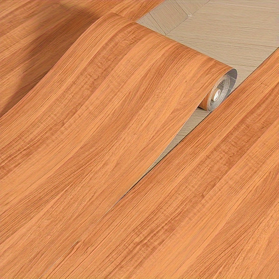 Retro Wood Grain Self-Adhesive Wallpaper Waterproof Oil-Resistant for Furniture and Room Makeovers 39.88cm x 299.72cm