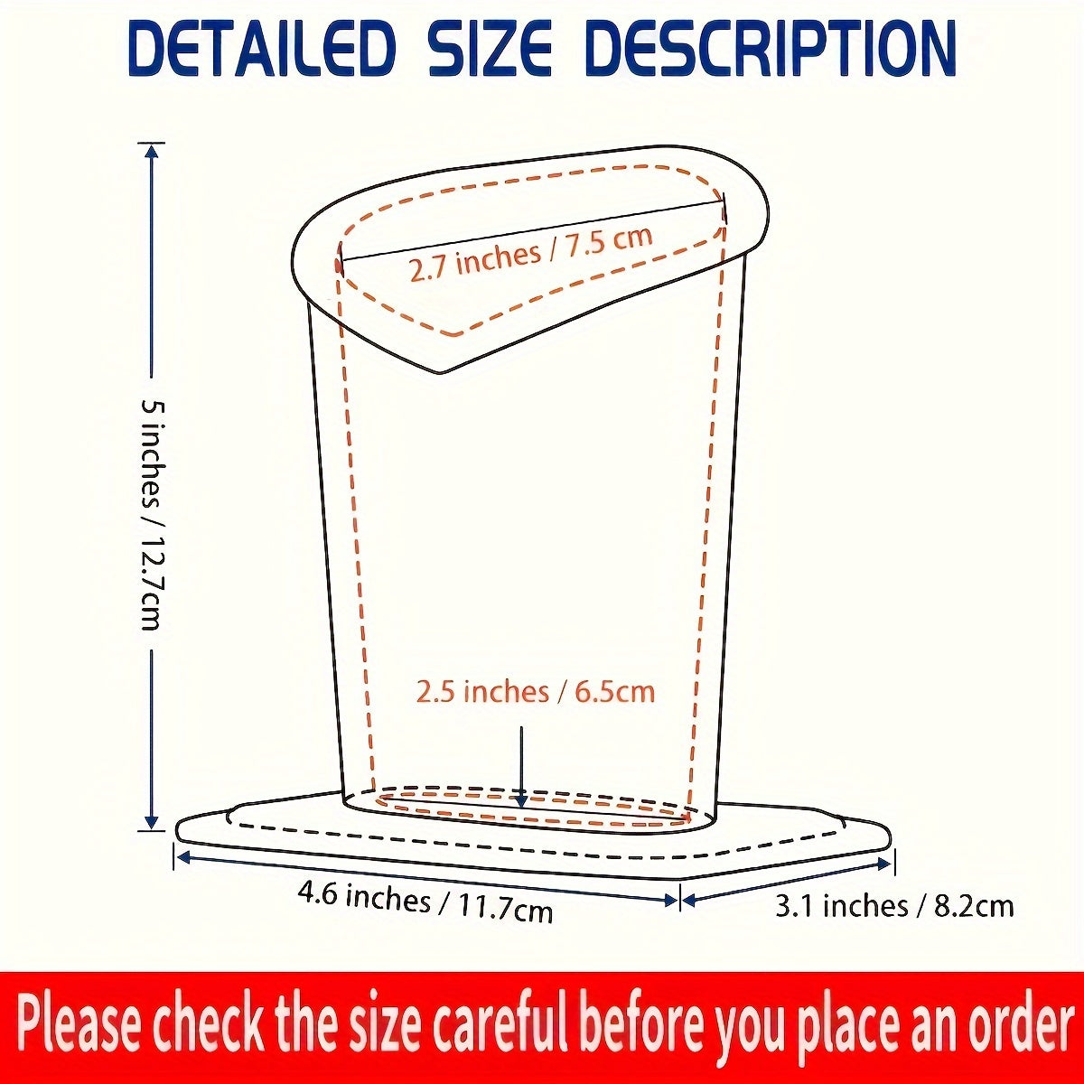 Canvas Eyeglasses Holder Stand Case for Desk or Nightstand Storage