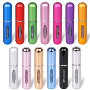 Uniseks alyuminiy yulduz shaklidagi sayohat uchun parfyum shishasi 5ML mini portativ spreyi