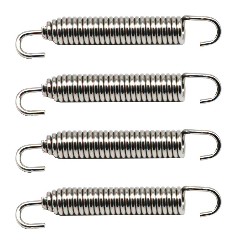Universal Motorcycle Stainless Steel Spring Hooks for Exhaust Pipe Replacement