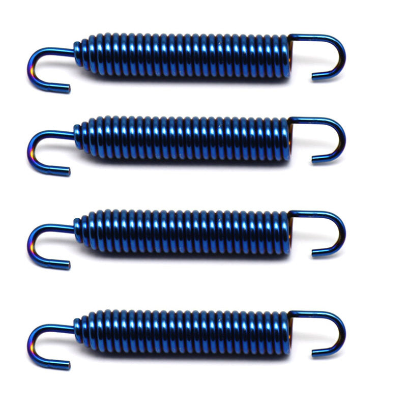 Universal Motorcycle Stainless Steel Spring Hooks for Exhaust Pipe Replacement