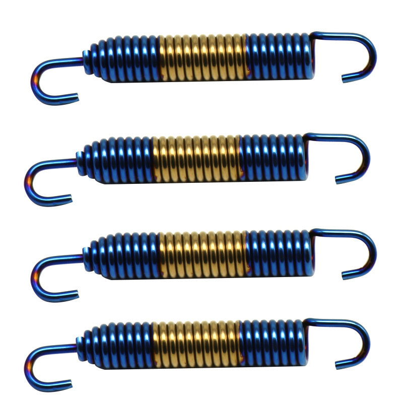 Universal Motorcycle Stainless Steel Spring Hooks for Exhaust Pipe Replacement