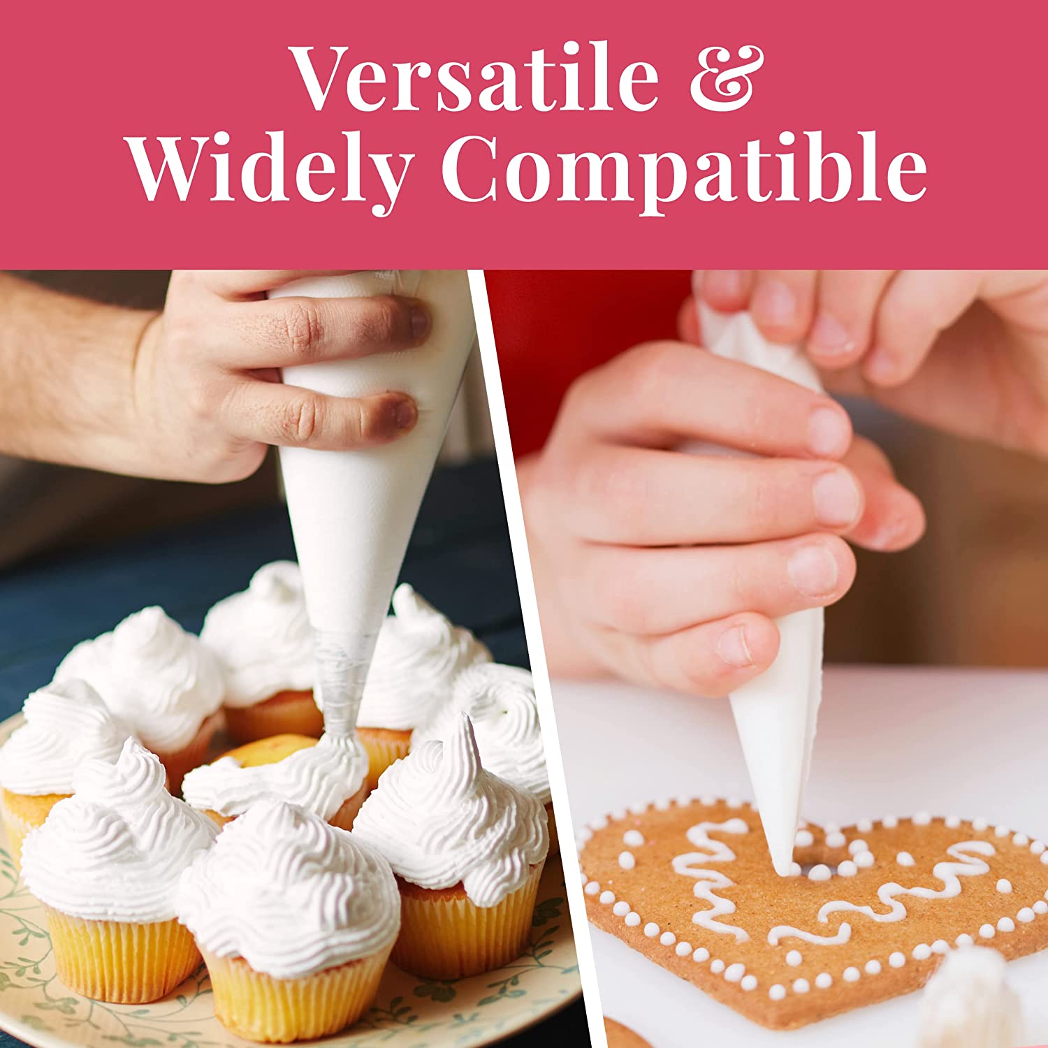 Disposable Piping Bags 50/100/200pcs Icing Fondant Cake Decorating Supplies