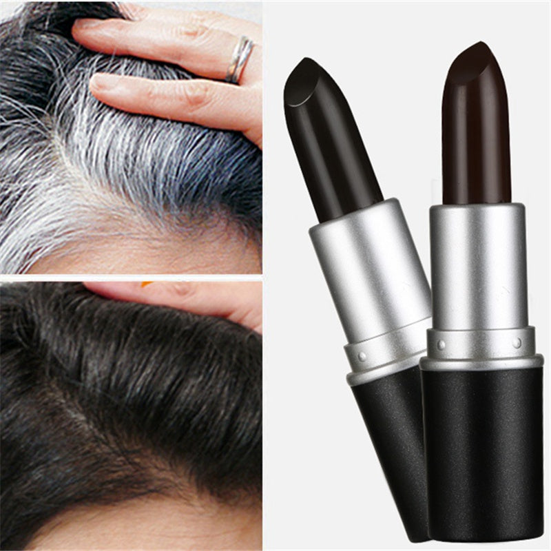 Temporary Hair Color Pen Set for White Hair Coverage, Long-Lasting Dye