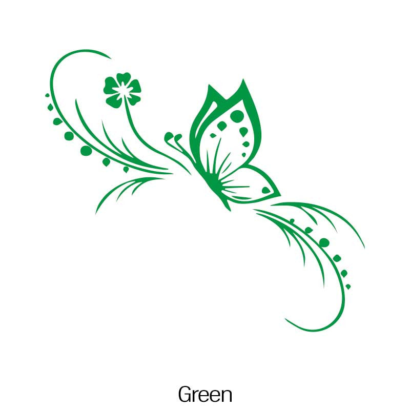 Car Floral Sticker Reflective Vinyl Decal for Cars and Motorcycles