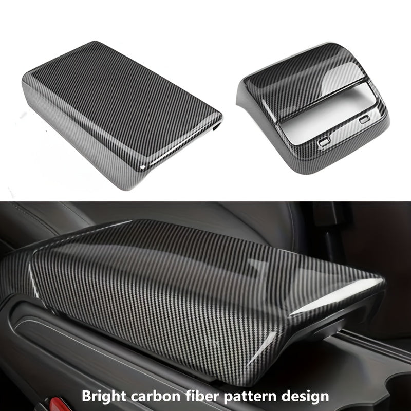 Car Interior Accessories Carbon Fiber Pattern Rear Air Vent Cover for SUV