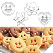 Cookie Mold DIY Tool for Smiling Cookies and Cakes, Stainless Steel