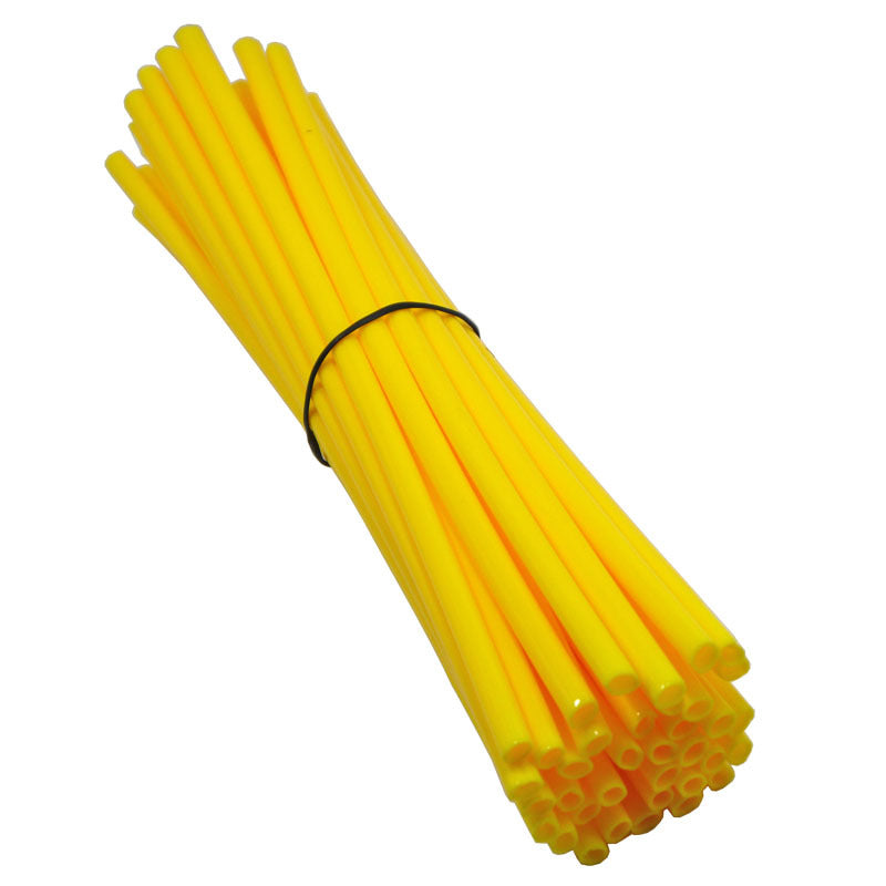 72 шт. защитных кожухов для спиц колес мотоцикла, обертки, кожухи для велосипедов и мотокросса