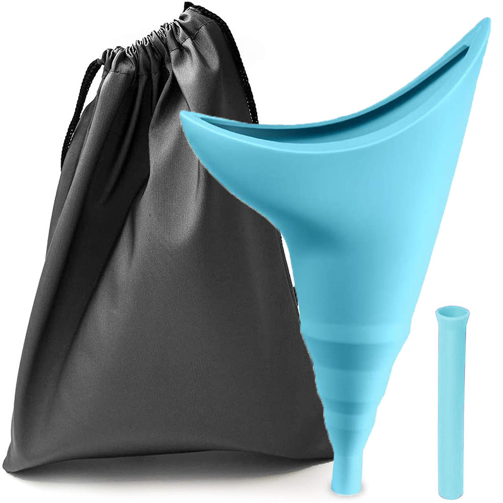 Female Reusable Silicone Urinal Device Stand Up Peeing Easy Portable