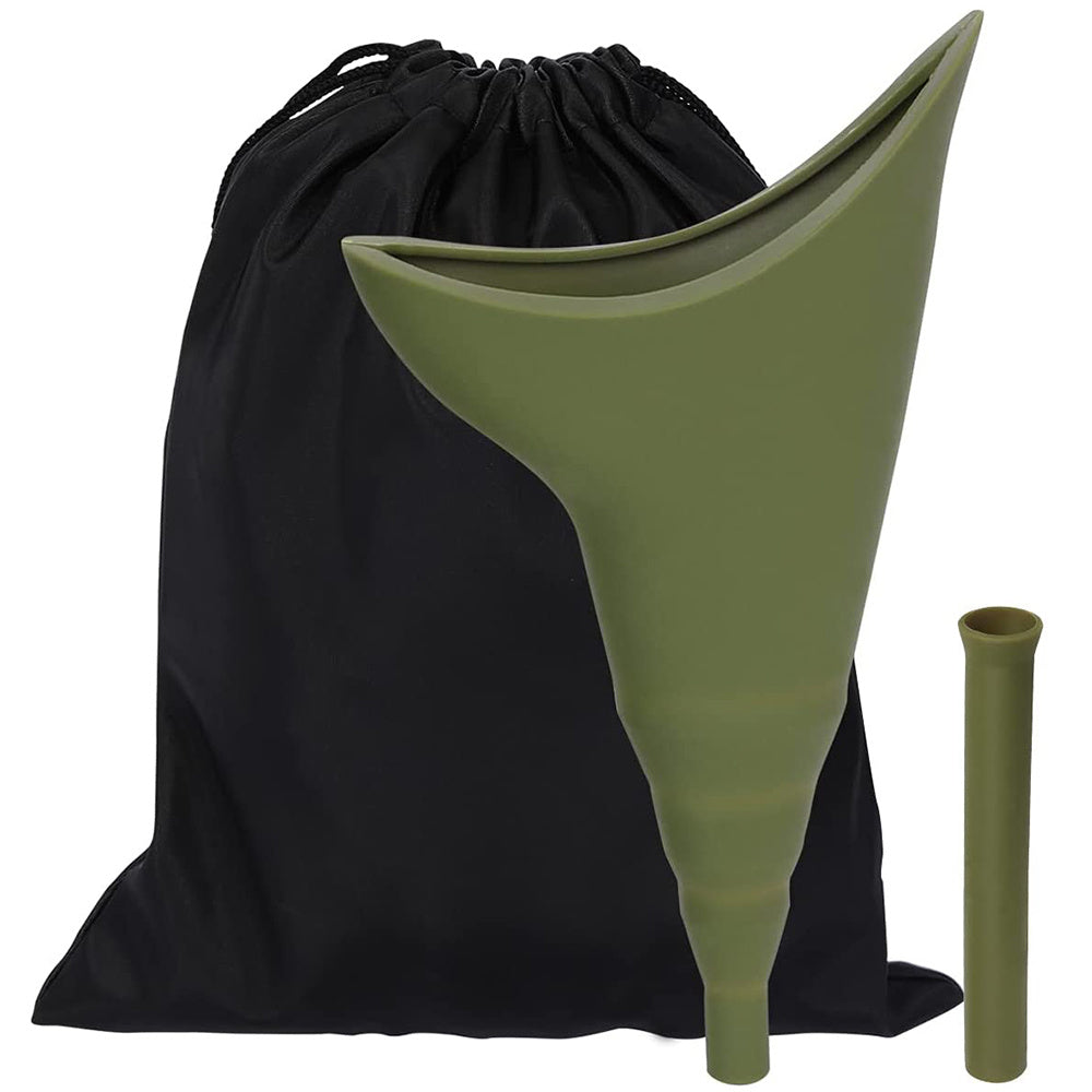 Female Reusable Silicone Urinal Device Stand Up Peeing Easy Portable