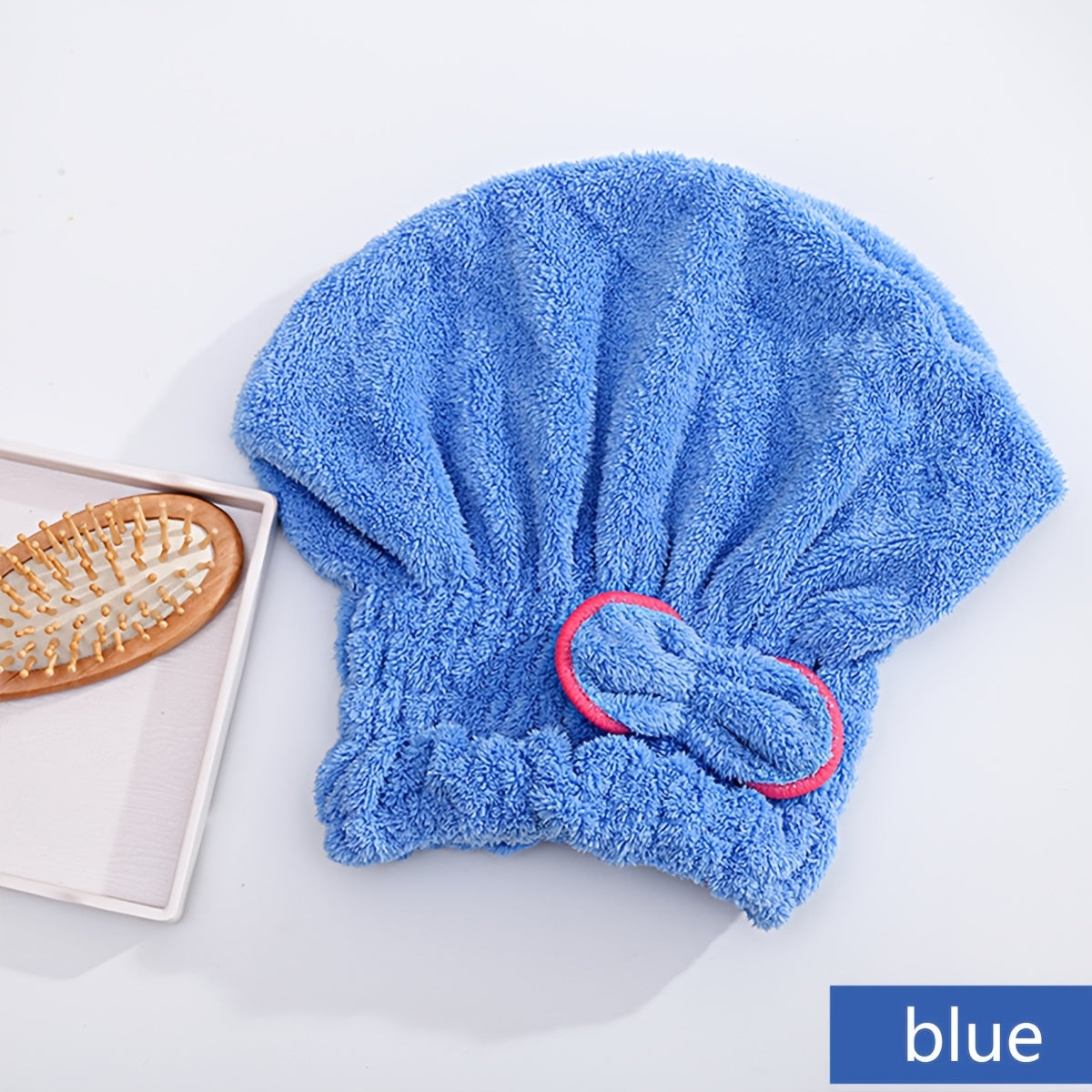 Qizlar va ayollar uchun tez quritish va soch parvarishi uchun 100% polyesterdan tayyorlangan ultra-yumshoq soch sochiq o'ralishi.