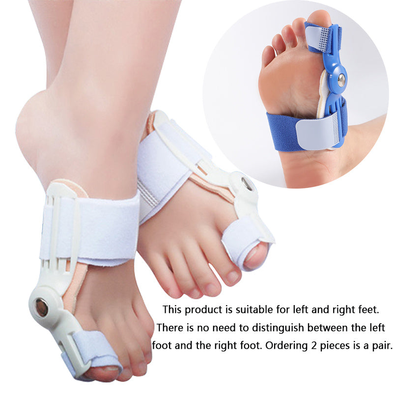 2 dona katta barmoq bunion tayanchlari, sozlanadigan barmoq ajratuvchi, og'riqni kamaytirish, Hallux Valgus tuzatgichi