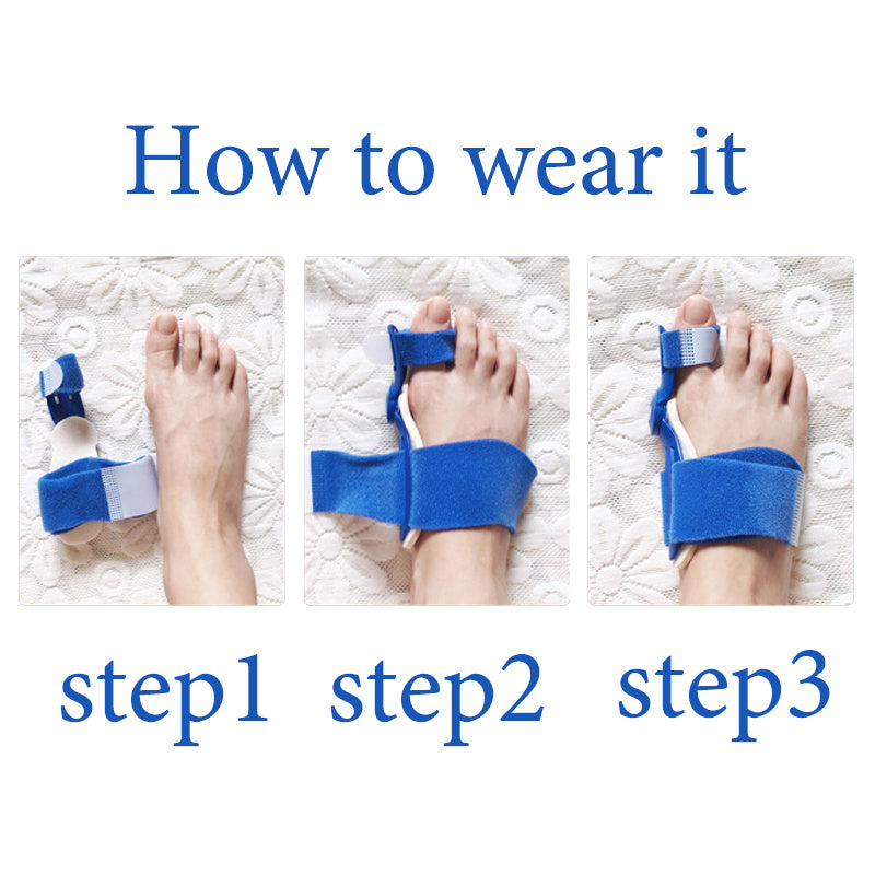 2 dona katta barmoq bunion tayanchlari, sozlanadigan barmoq ajratuvchi, og'riqni kamaytirish, Hallux Valgus tuzatgichi