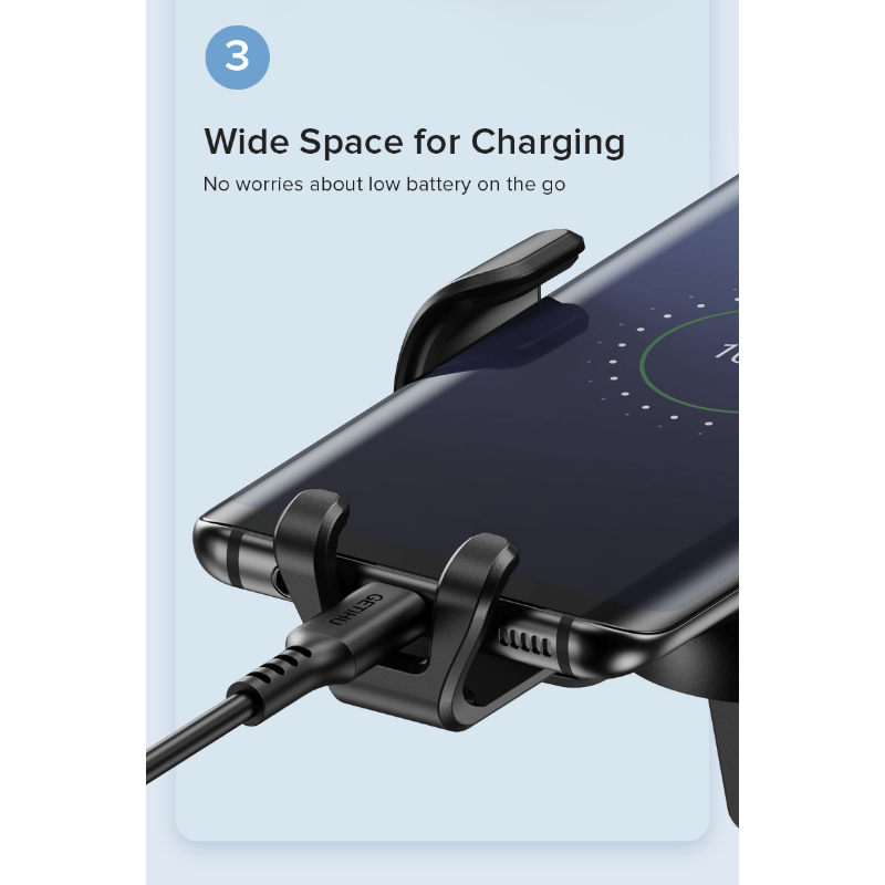 Soporte universal para teléfono de coche, clip de ventilación para montar en el aire acondicionado