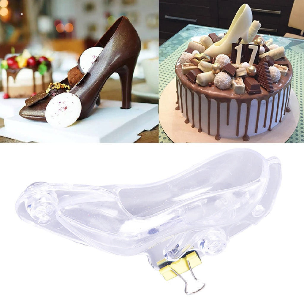 3D Cake Decorating Mold for High Heel Shoe Cakes Silicone Baking Tool