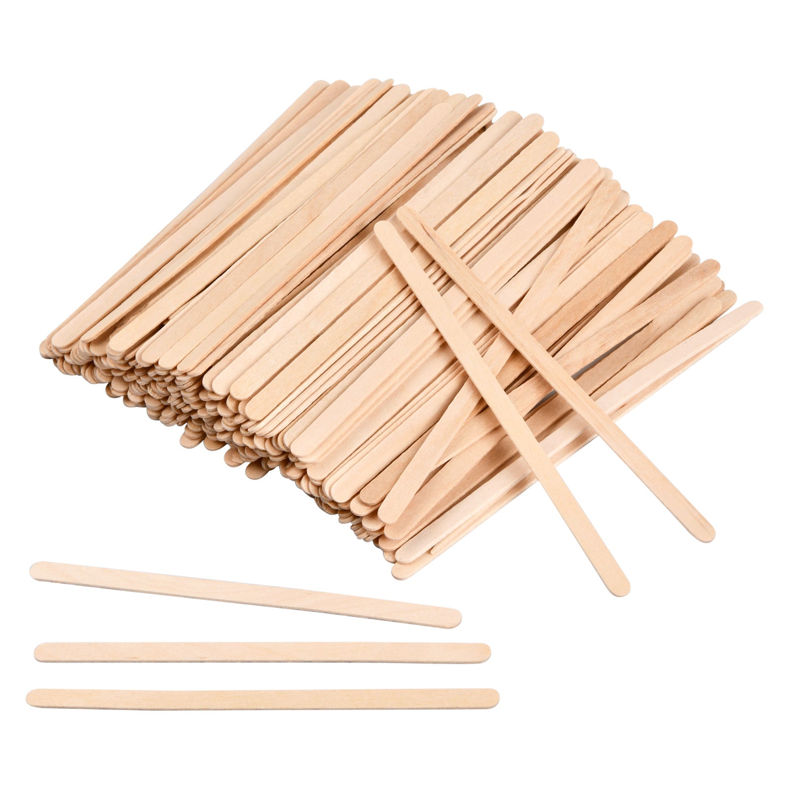 1000 Disposable Bamboo Stirrers for Coffee Tea and Drinks