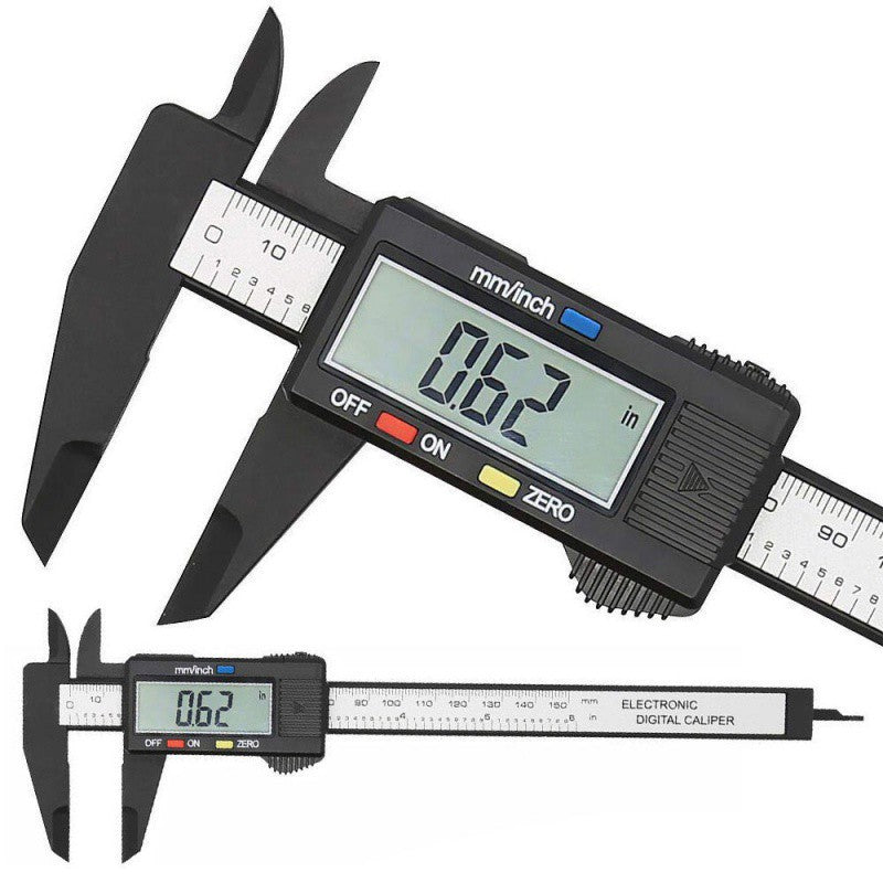 150mm Digital Caliper with Carbon Fiber Dial Vernier Micrometer Measuring Tool