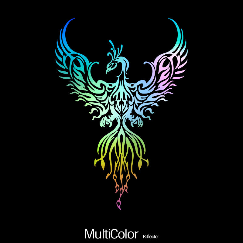 Pegatinas decorativas para coches para vehículos, vinilo único de ventana de coche con diseño de fénix