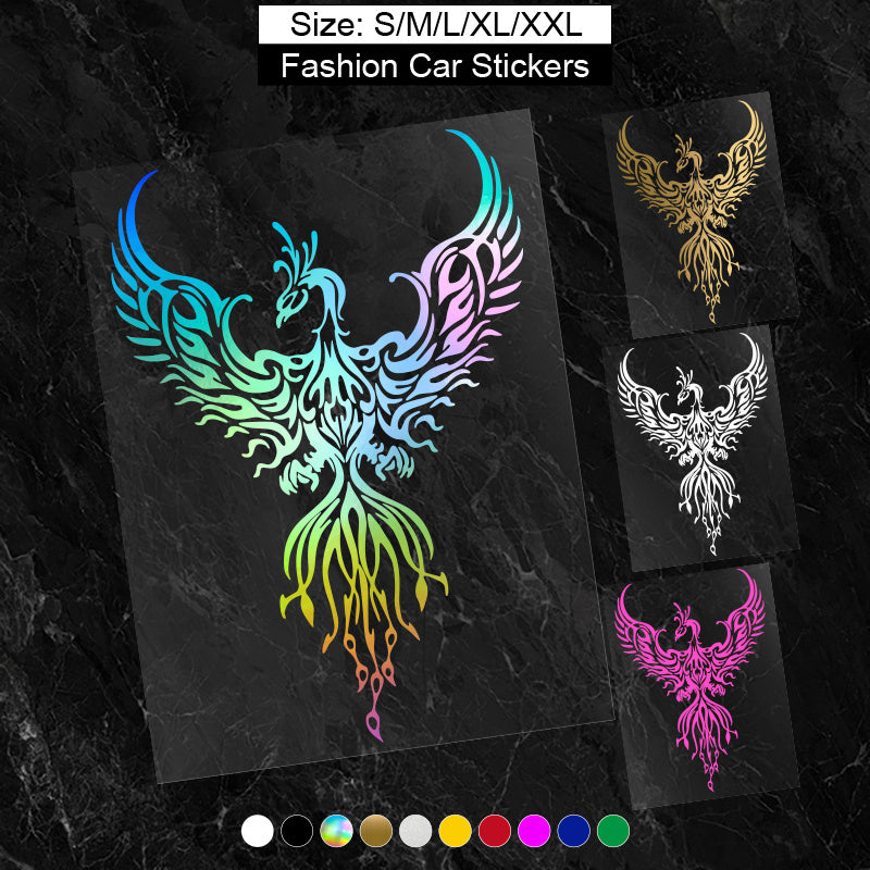 Car Decor Stickers for Vehicles Unique Phoenix Car Window Vinyl Decal