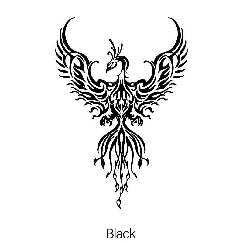 Pegatinas decorativas para coches para vehículos, vinilo único de ventana de coche con diseño de fénix