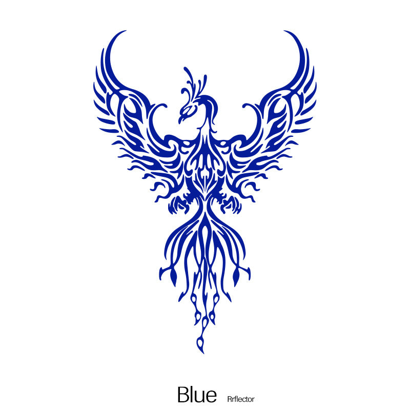 Pegatinas decorativas para coches para vehículos, vinilo único de ventana de coche con diseño de fénix