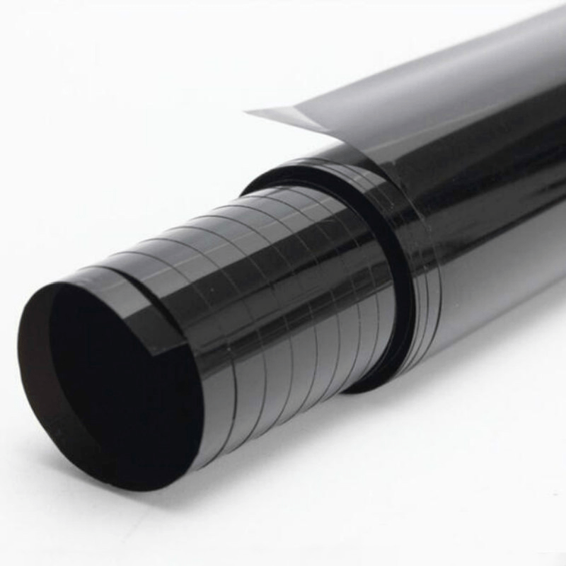 Black Car Window Tint Film Roll UV Protection Solar Insulation 50x300cm