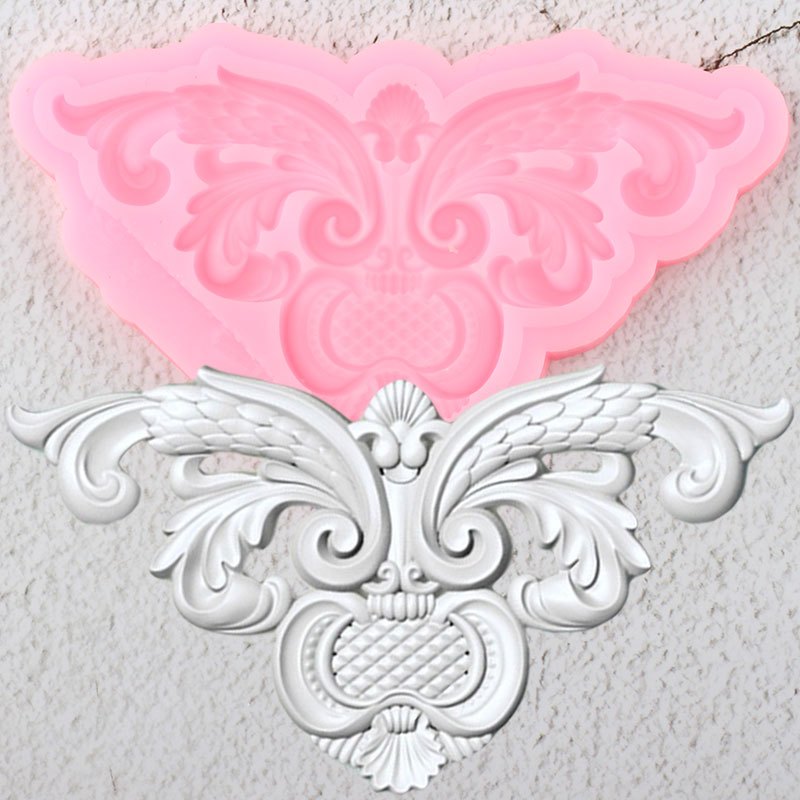 Silicone Cake Border Mold for Decorating Chocolate Fudge Cupcakes and Clay