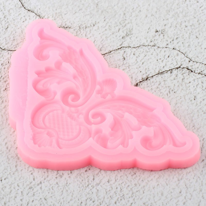 Silicone Cake Border Mold for Decorating Chocolate Fudge Cupcakes and Clay