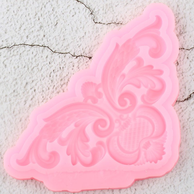Silicone Cake Border Mold for Decorating Chocolate Fudge Cupcakes and Clay