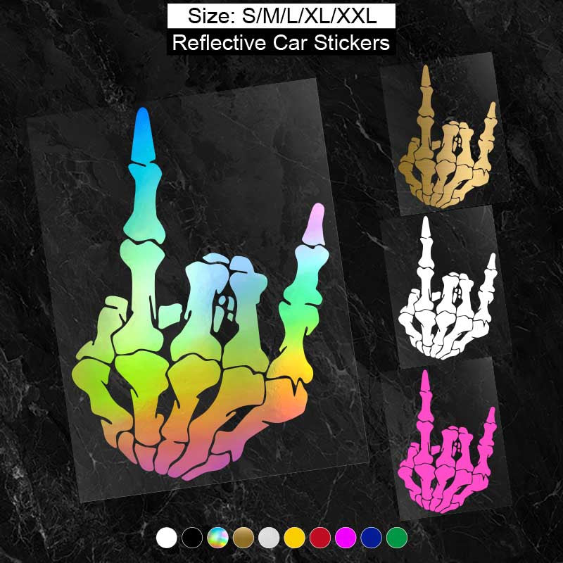 Uniseks Zamonavi Boshqichak Barmoqli Mushuk Avto Yopishtiradigan Vinil Dekali Yangi O'yinchoq