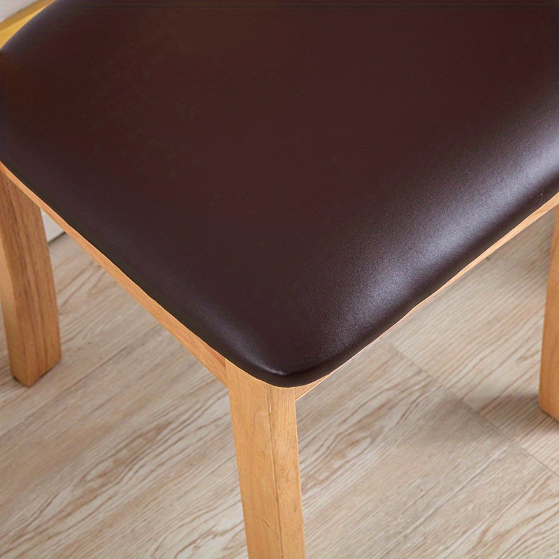 Waterproof PU Leather Seat Cover for Dining Room Chairs