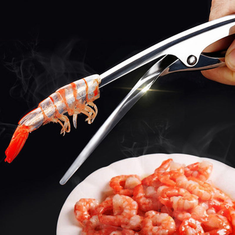 Stainless Steel Shrimp Peeler Tong for Prawns Lobster Crayfish Kitchen Tool