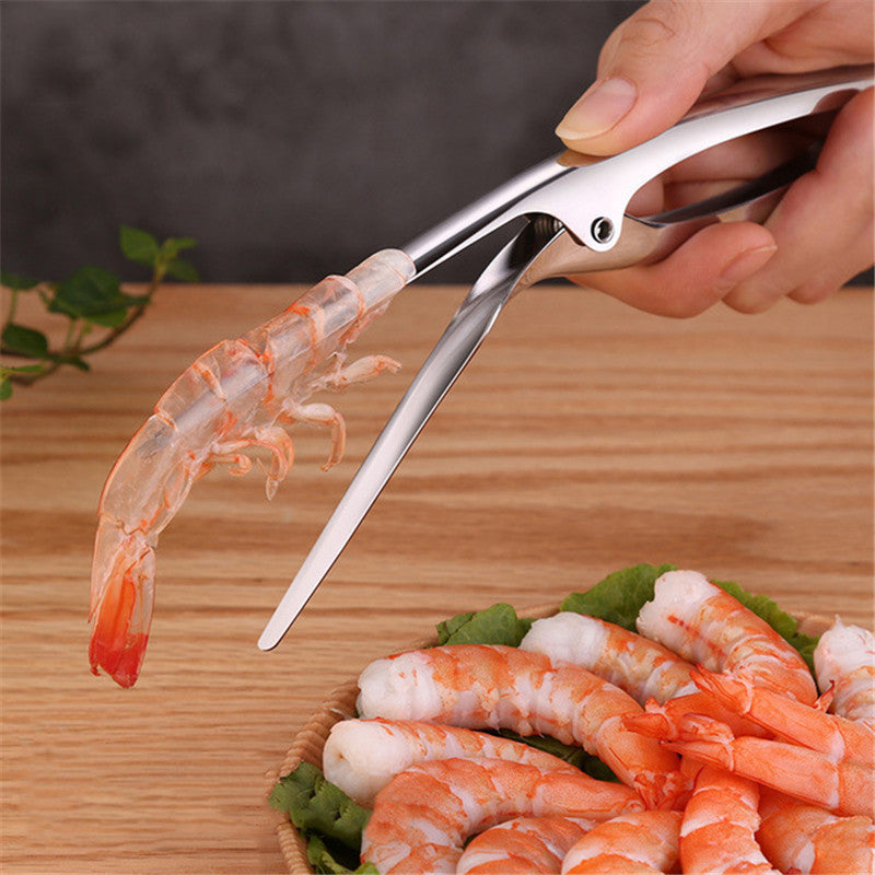 Stainless Steel Shrimp Peeler Tong for Prawns Lobster Crayfish Kitchen Tool