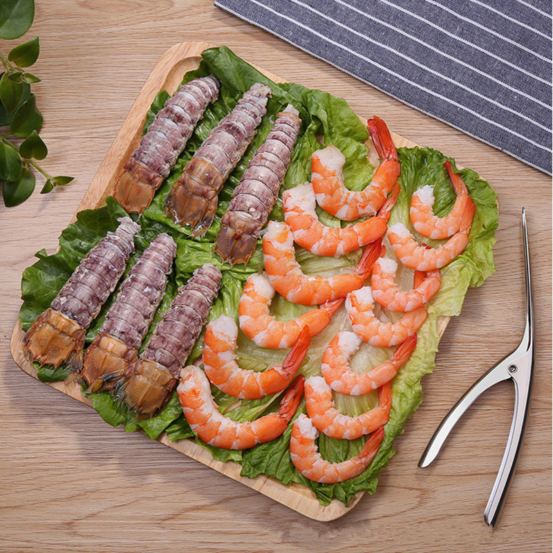 Stainless Steel Shrimp Peeler Tong for Prawns Lobster Crayfish Kitchen Tool