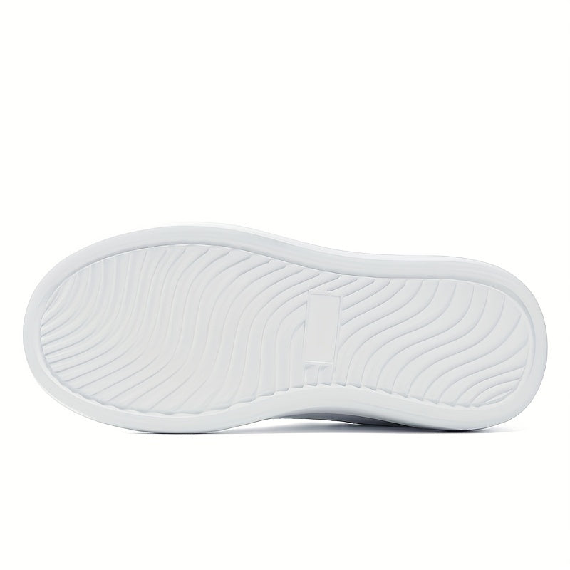 Мужские легкие кроссовки из микрофибры с полосками и противоскользящей подошвой из ЭВА для занятий на открытом воздухе в любое время года