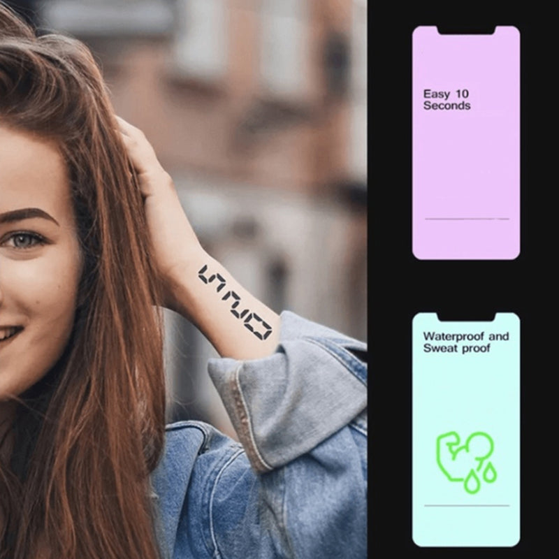 Unisex Waterproof 3D Butterfly Tattoo Sticker - Long-Lasting, Easy to Apply