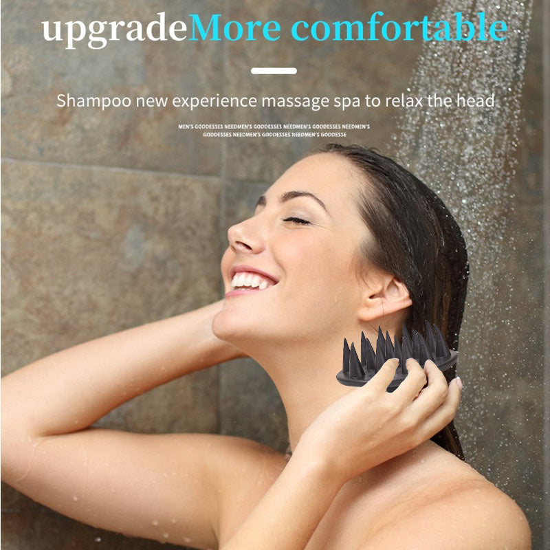 Silicone Scalp Massager Brush for Hair Care Mold-Free Unscented