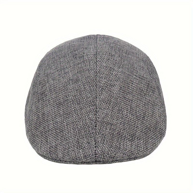 Lightweight Cotton Linen Beret Cap for Adults Stylish Fashion Accessory