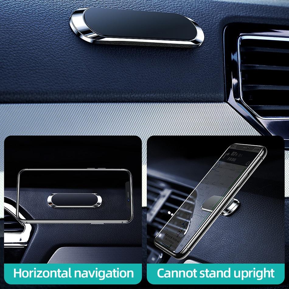 Universal Magnetic Car Phone Holder Dashboard Mount Adjustable Grip