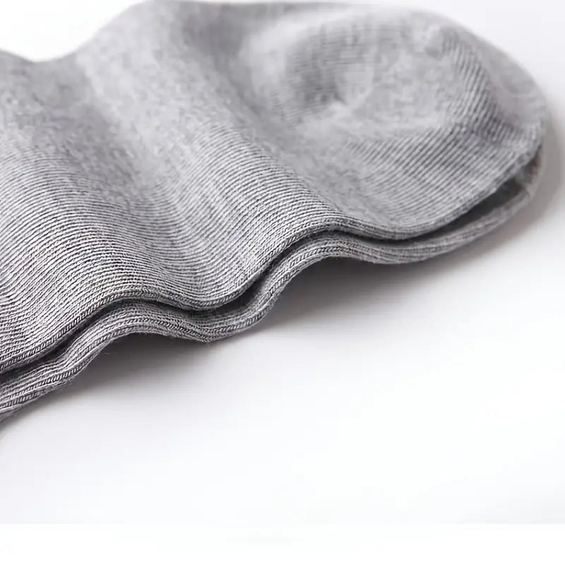 Men Women Ankle Socks Breathable Cotton-Polyester Solid Color Spring Summer Pack of 1 5 10